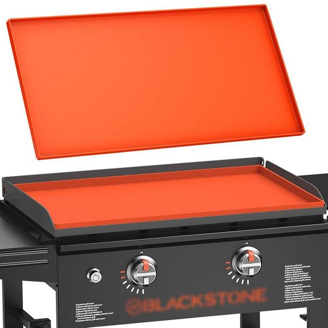 Rumlick 28" Silicone Griddle Cover Mat for Blackstone Griddle, Heavy Dutdy Food Grade Silicone Griddle Cover, All Year Round Griddle Top Protective Cover for Black Stone Accessories