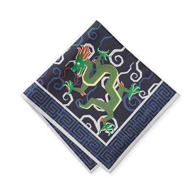 Schumacher Bixi Dragon Napkins, Set of 4