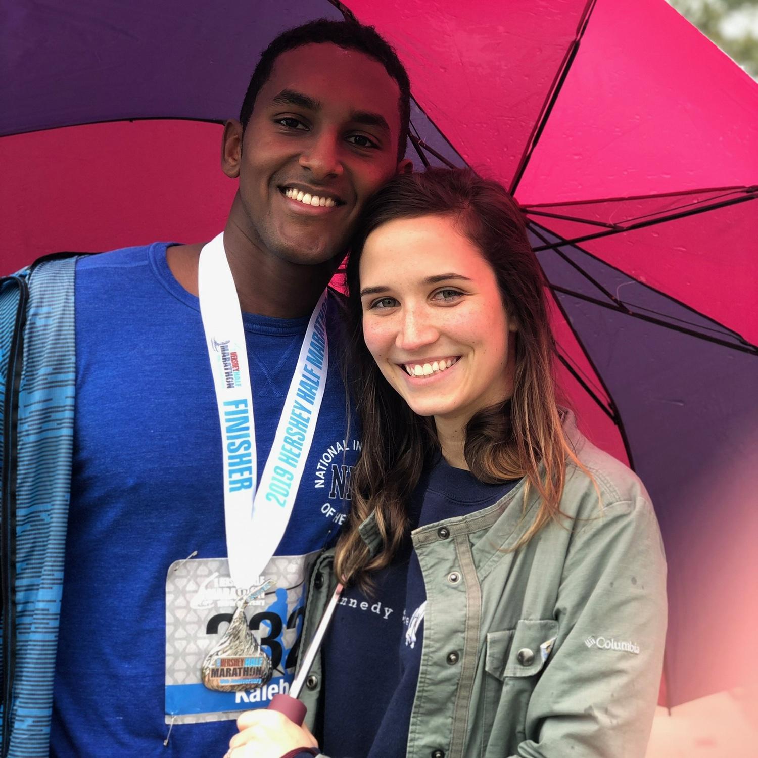 From Kaleb’s first HALF (not “mini”) marathon