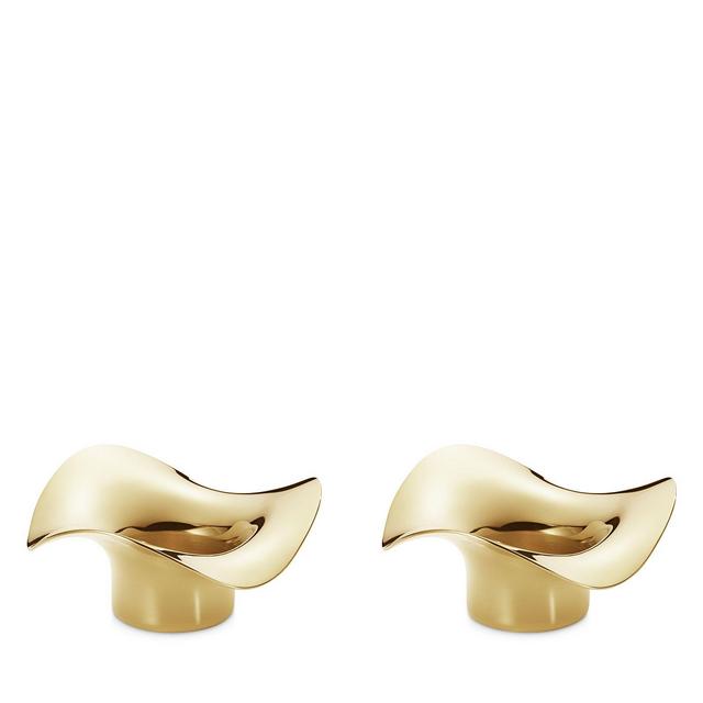 Georg Jensen Cobra Tealight Candleholder, Set of 2