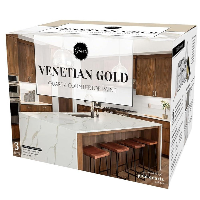 Giani Quartz Easy Epoxy Countertop Paint Kit (Venetian Gold)