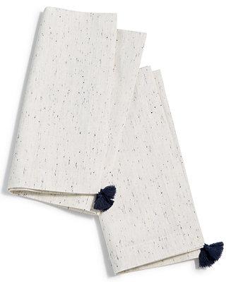 Ivory Tassel Napkins, Set of 2, Created for Macy's