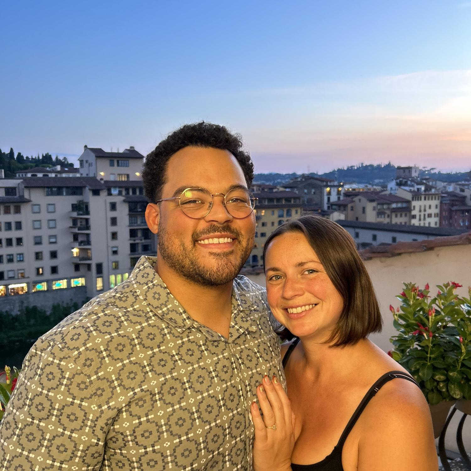 August 2024. Our hotel on the river in Florence Italy.