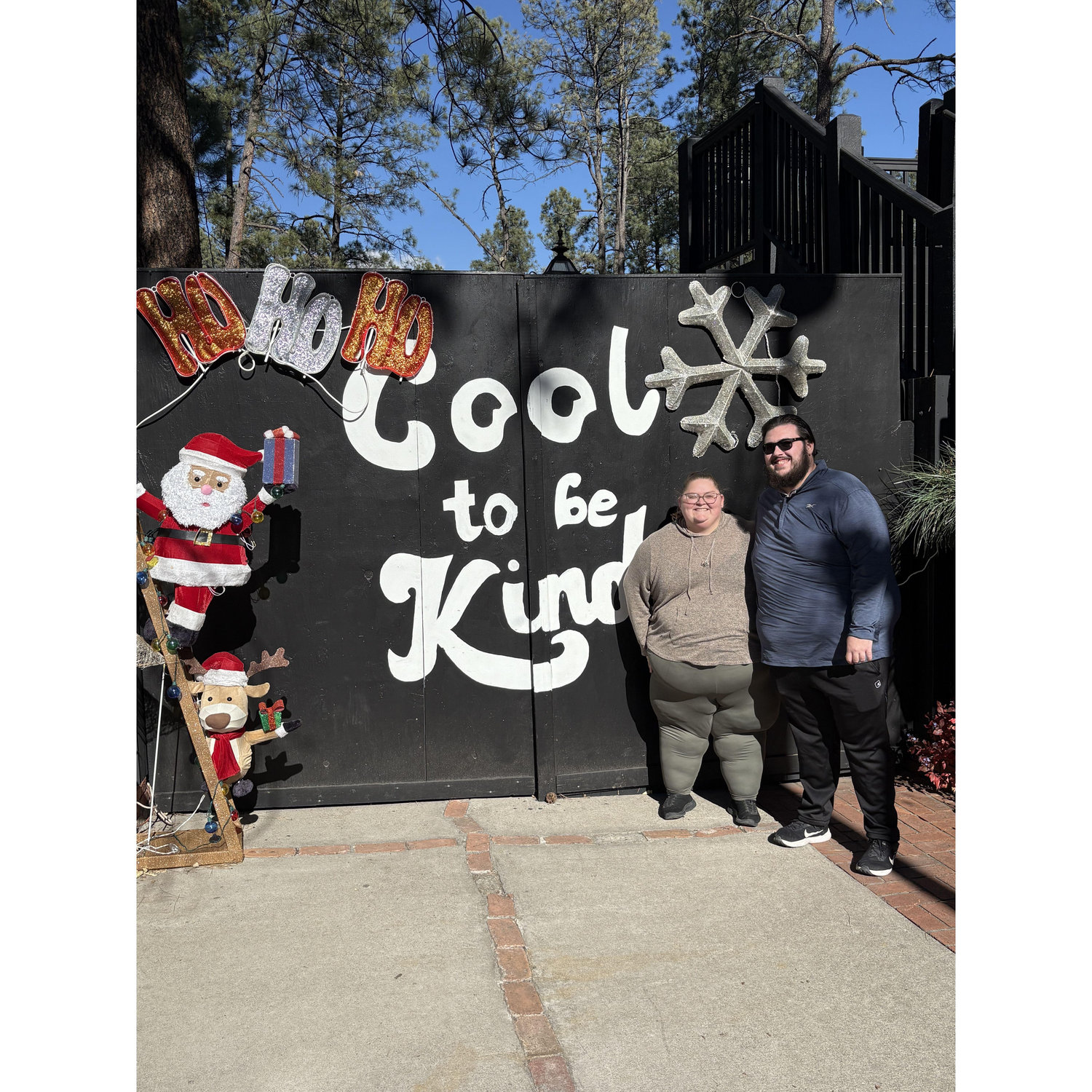 Manny & Clydos on their first trip together, with her parents and brother in Ruidoso.