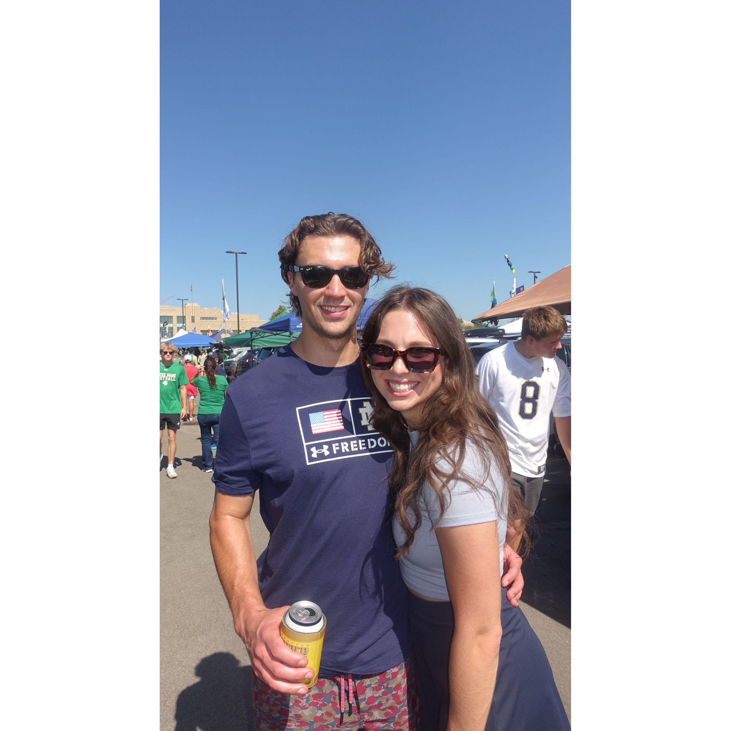 Go Irish! Mark's first trip to ND