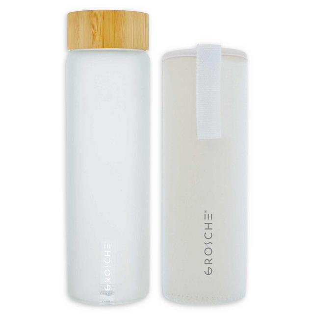 Grosche® 3-Piece Frosted 22.6 oz. Water Bottle Set in White