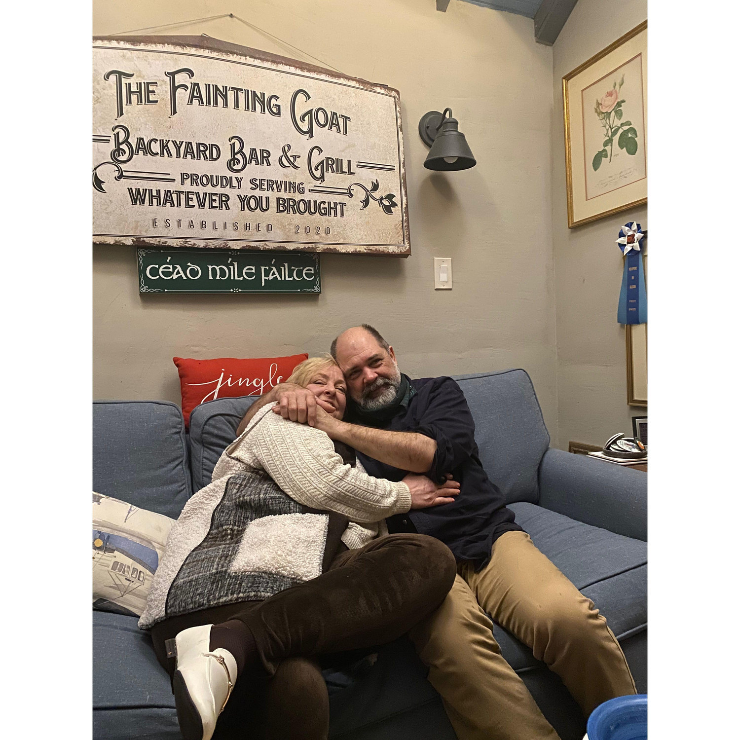 At Grace & Stephen's "Fainting Goat"