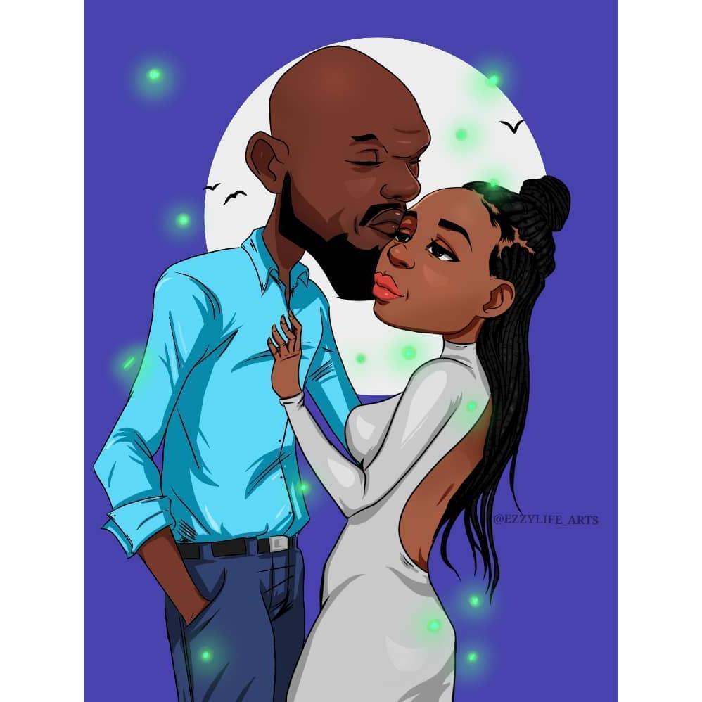 Princess Jasmine and Aladdin.