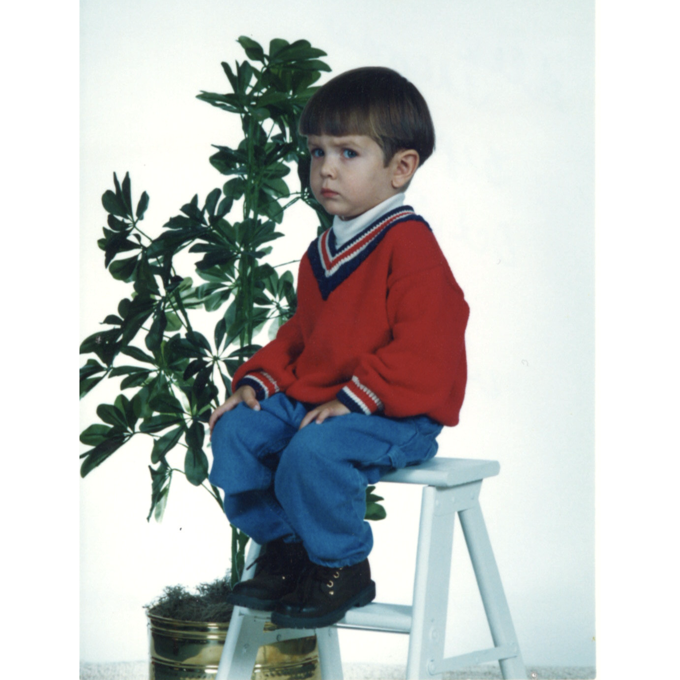 1995 - Preschool picture day for Alex