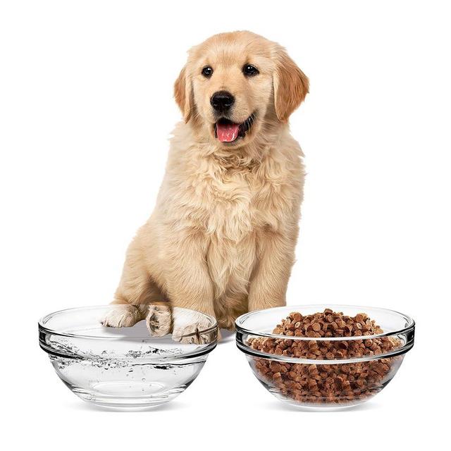 2 Pack Glass Bowls for LFTYTUO Pet Feeders Stand, Replacement Cat Dog Glass Bowl, Easy to Clean Food Water Bowls, 30oz/1000ml