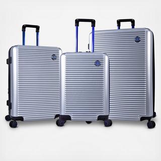 3-Piece Bejing Embossed Luggage Set