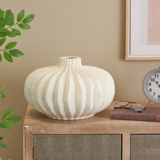 Abstract Short Wide Vase