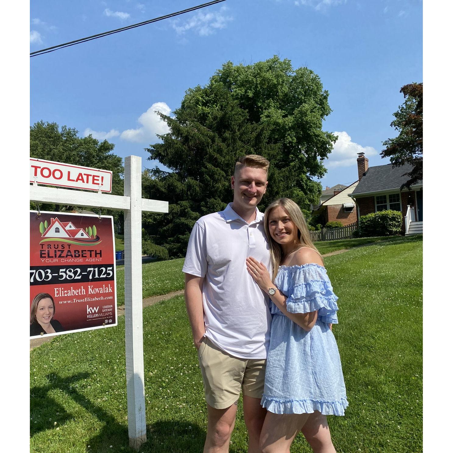 Our first home.