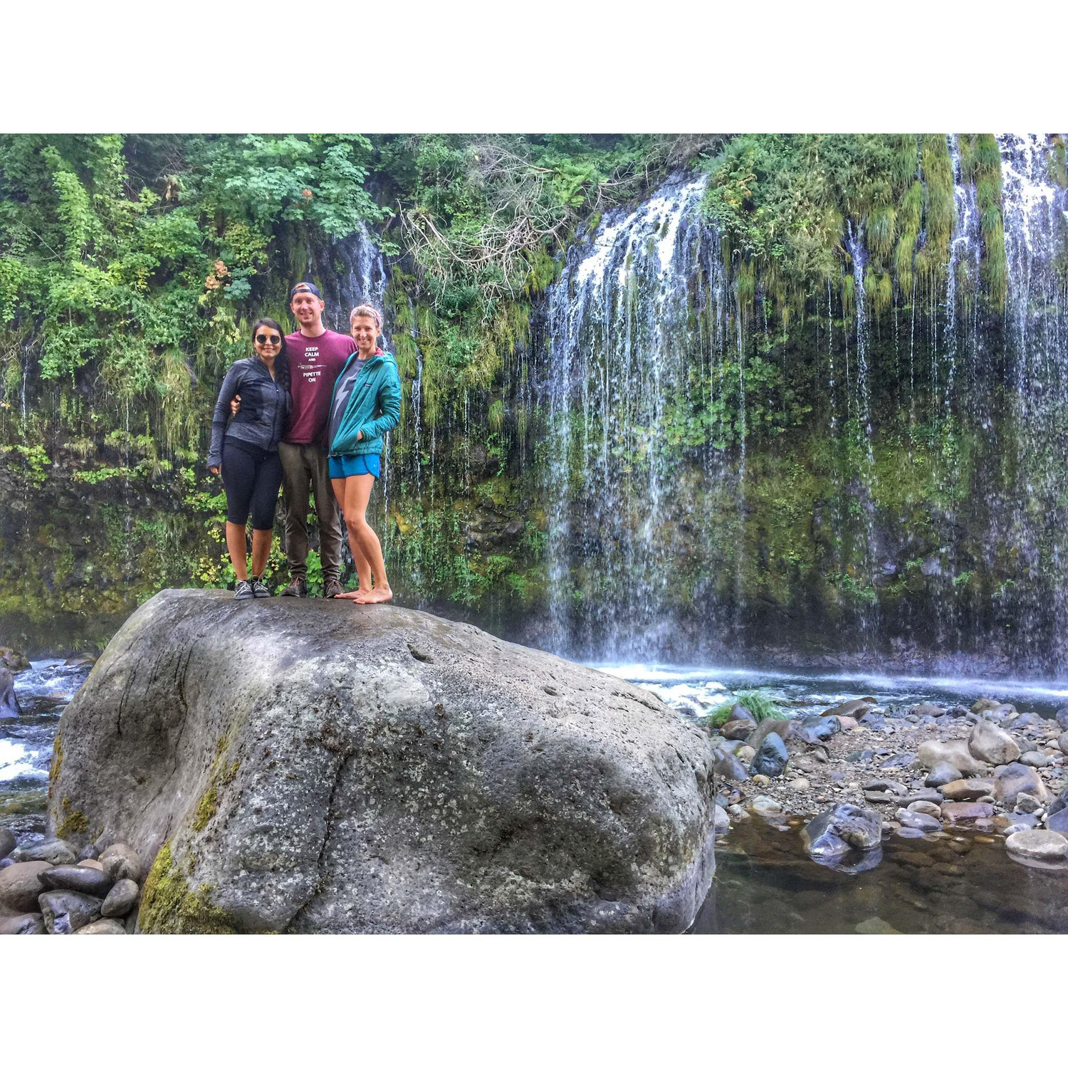 Mossbrae Falls in Dunsmuir