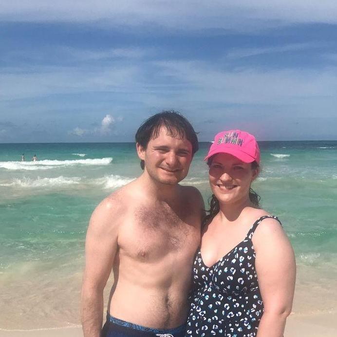 On the beach in Punta Cana, Dominican Republic April 2018