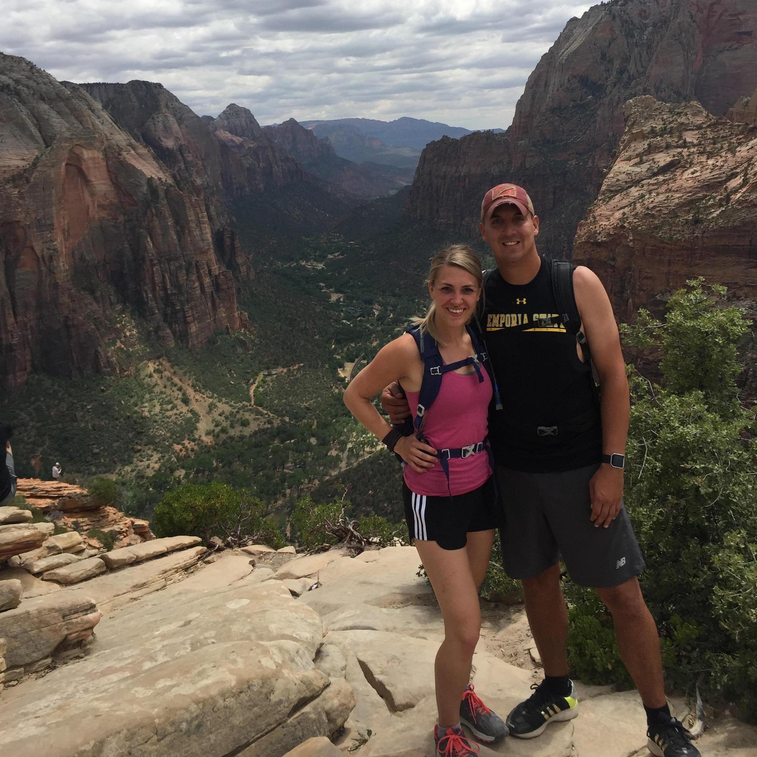 Hiking Angels Landing in Zion National Park, 2018