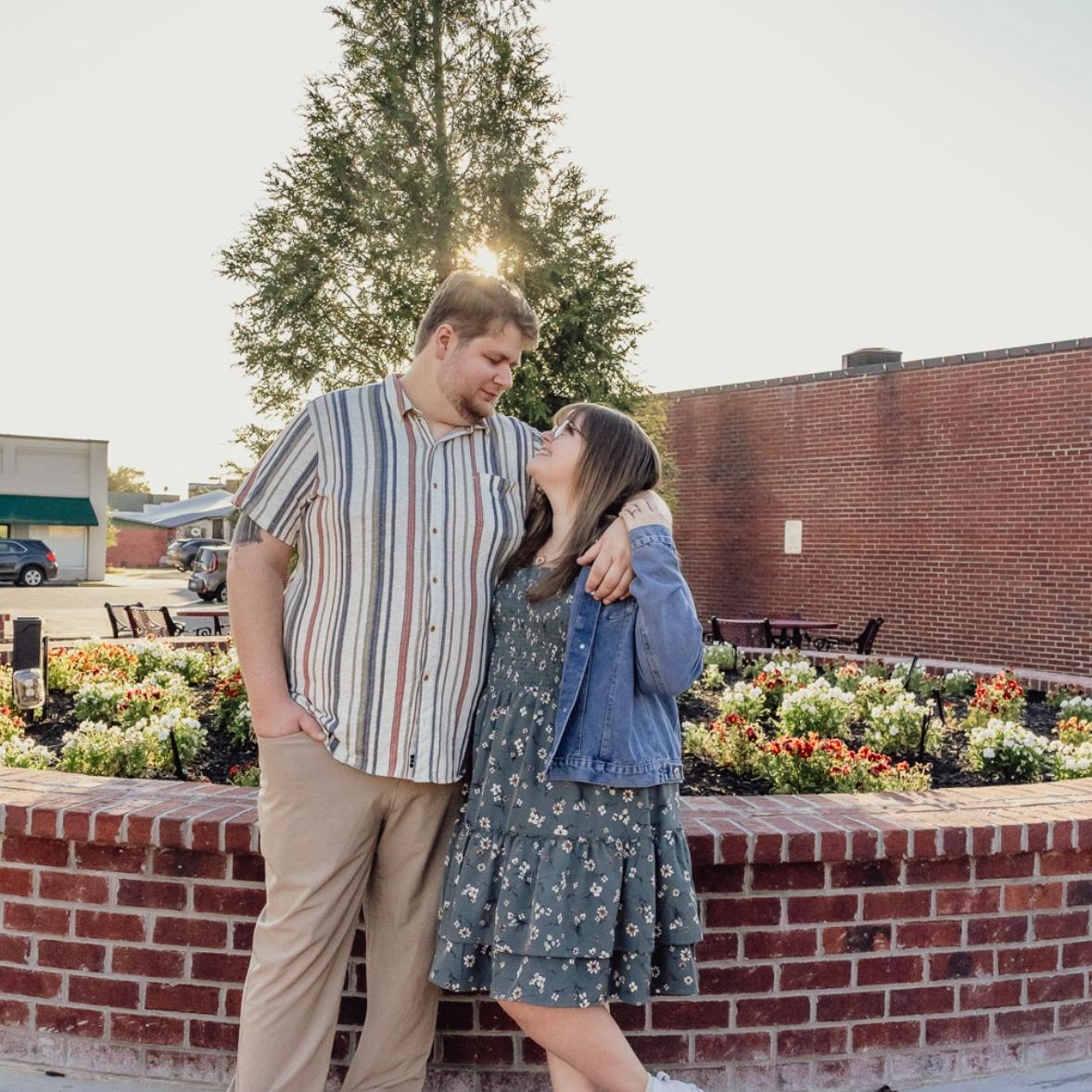 Engagement photo shoot @silvercharmphotography
