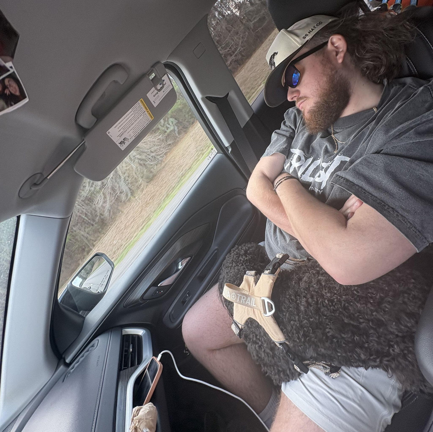 8/10 times can find him on a roadtrip with Denali catching some Z's