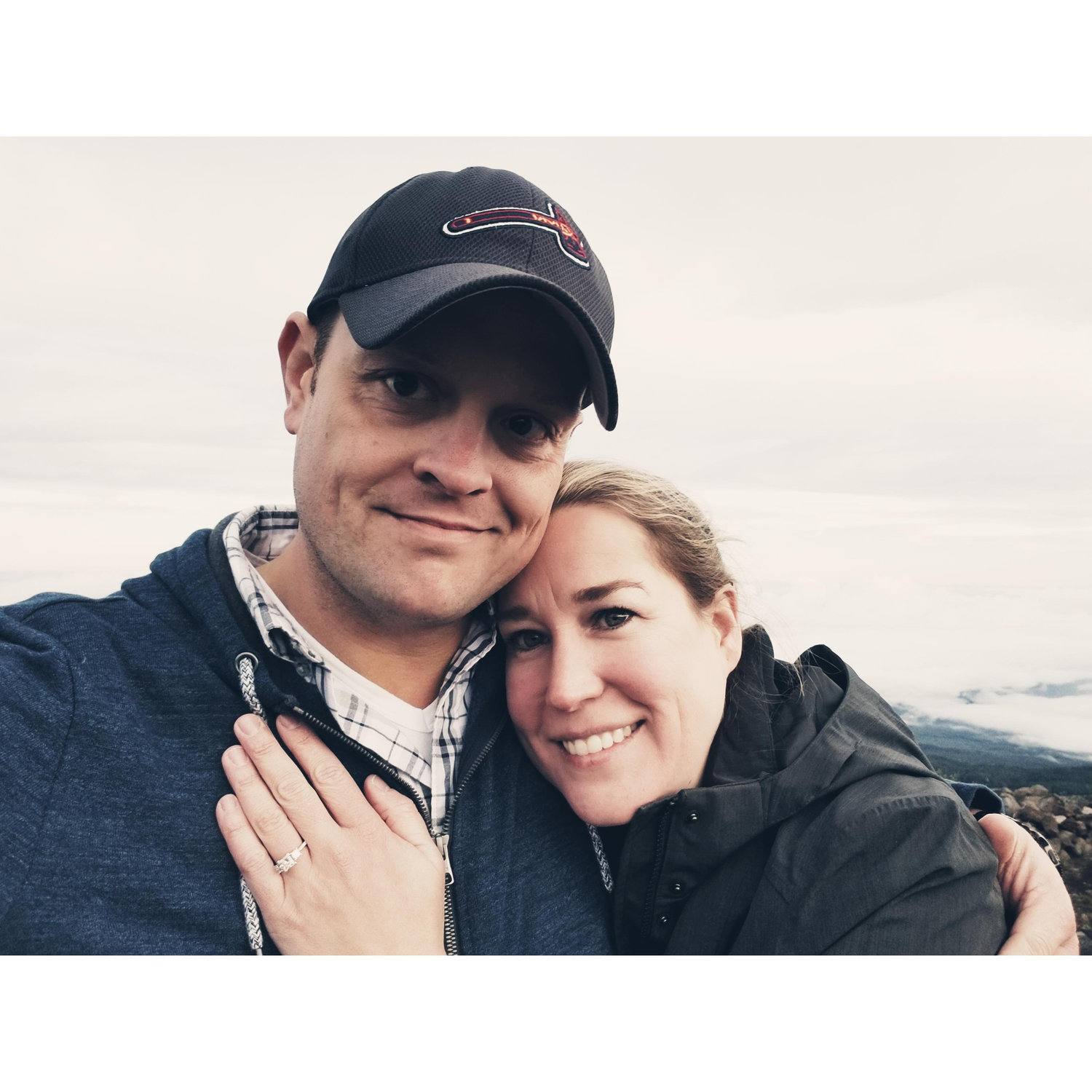 10/19/18 Haleakala Sunrise - Minutes after we were engaged!