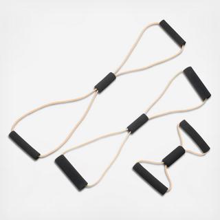 Tubing BowTie Exerciser 3-Piece Set