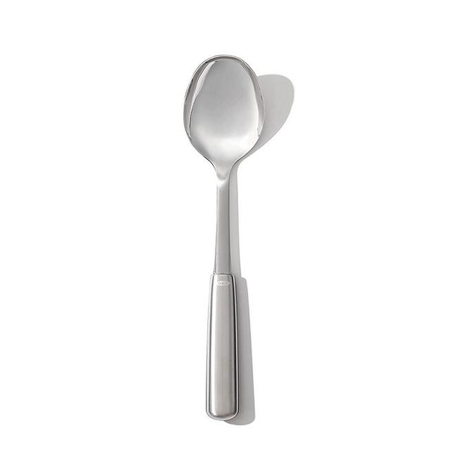 Zulay Kitchen Slotted Turner Metal Spatula (14.8 inch) - Silver