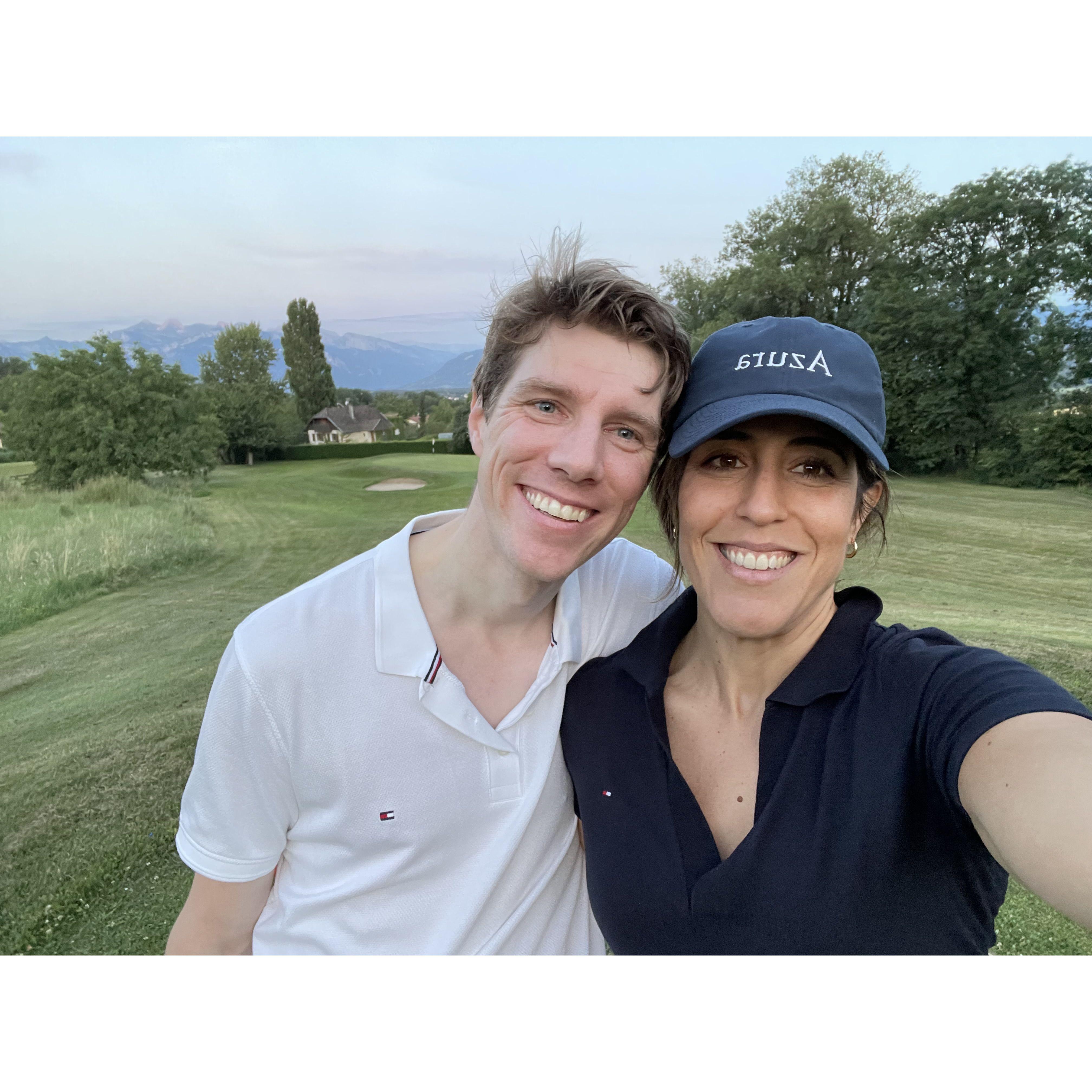 Golfing
