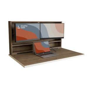 DropTop Duo - Convertible Desk with Monitors
