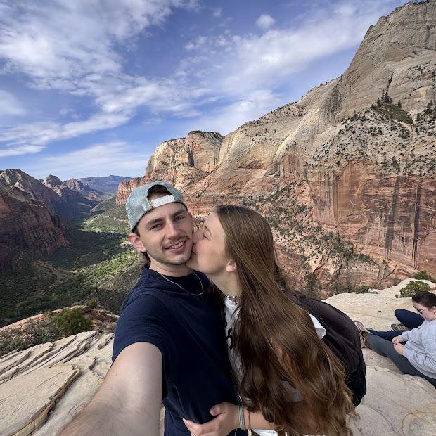 Taken at Angels Landing with the Stotts