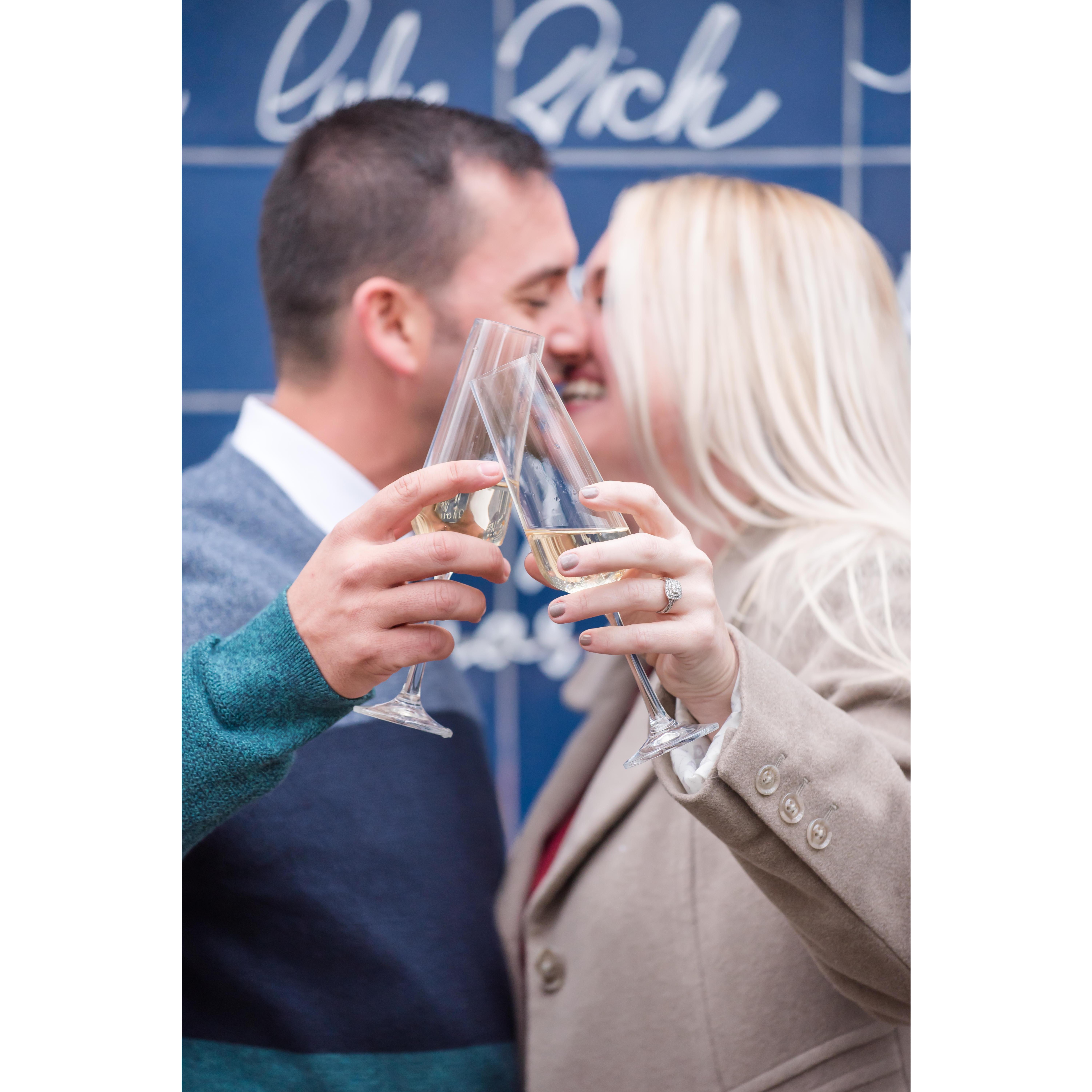 Engagement photos in Paris
