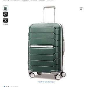 Samsonite Freeform Hardside Carry-On Luggage with Spinner Wheels - Hardshell Suitcase - TSA, Airline-Approved - Expandable Hard Shell, Smooth Rolling Wheels for Lightweight Travel - Sage Green