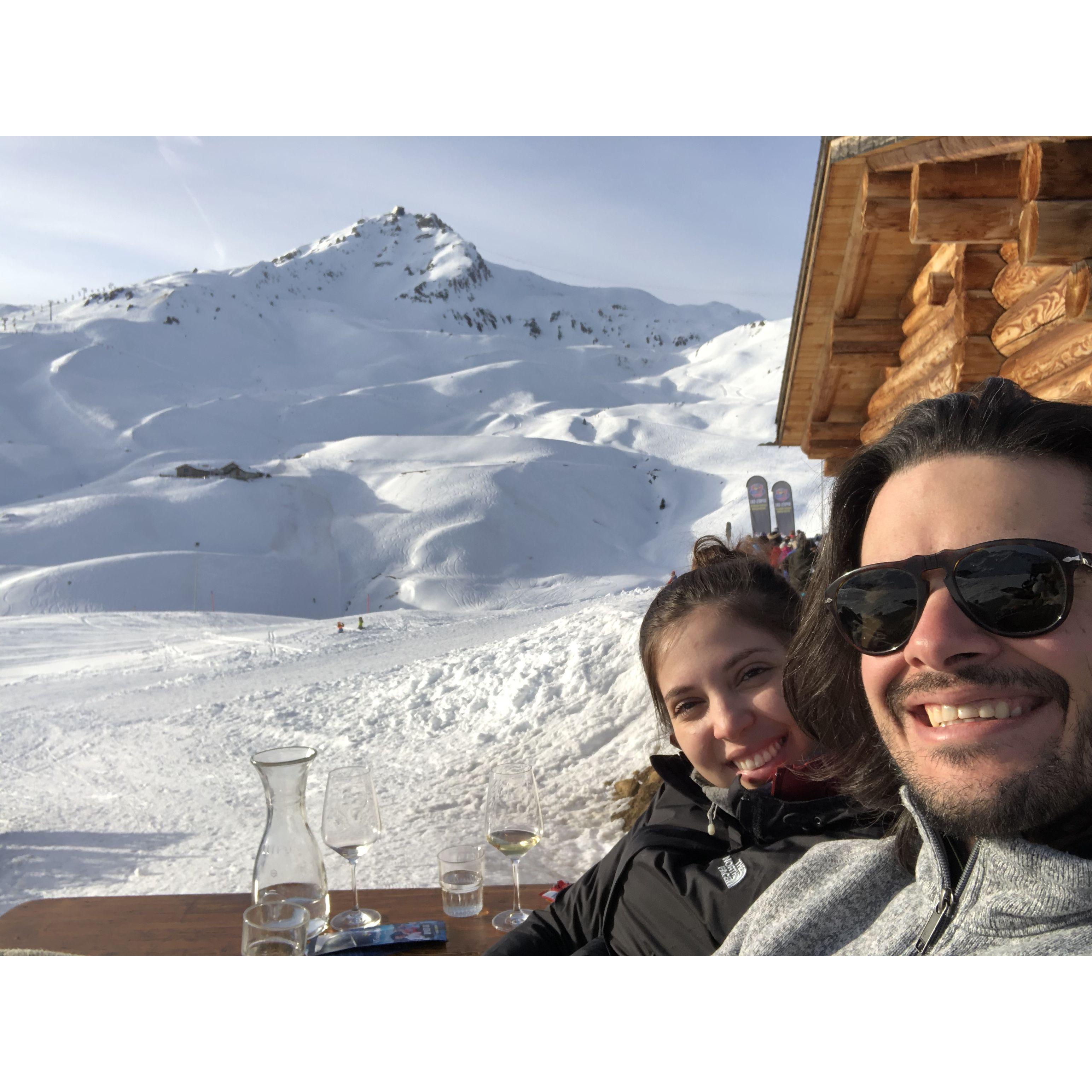 I "taught" Karen to ski in Switzerland... Ask her how that went....