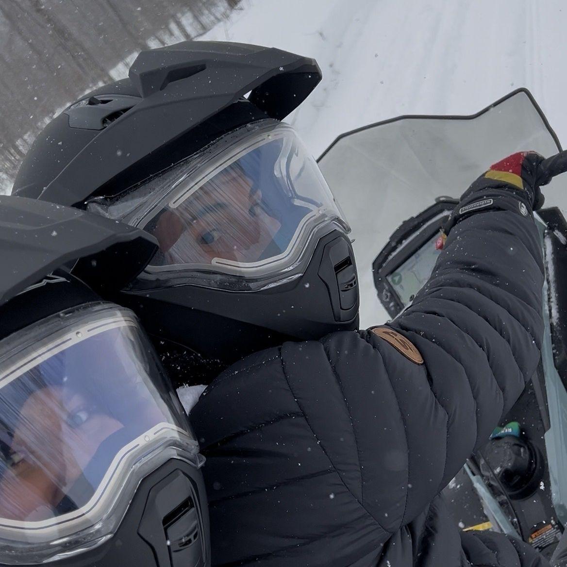 Snowmobiling