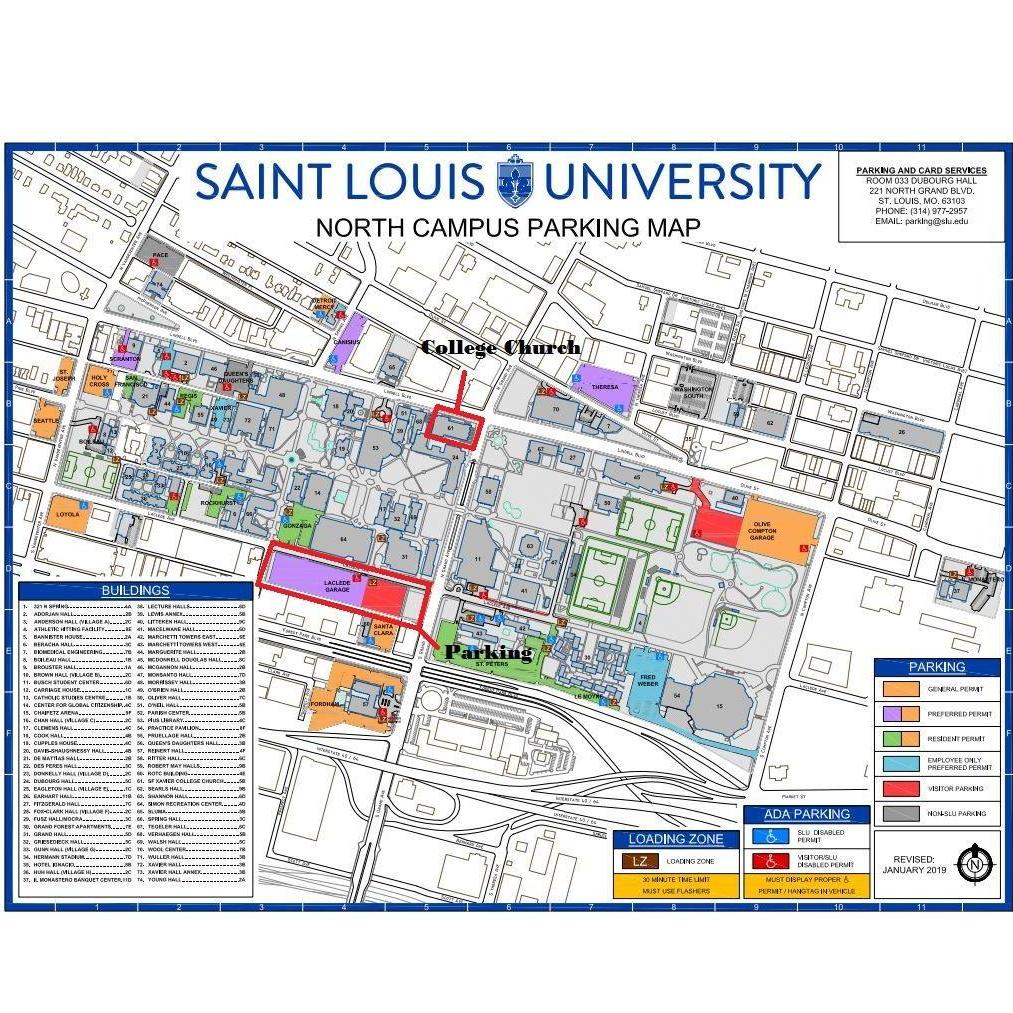 Ceremony Parking Map