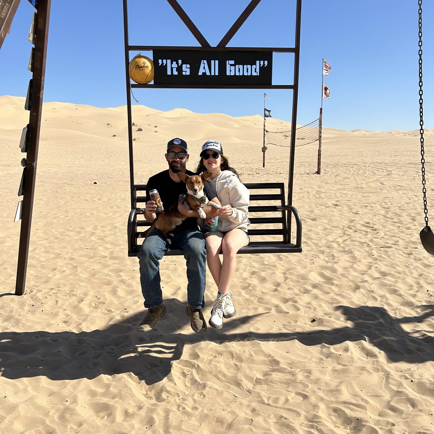 In the dunes, our all time favorite place to be