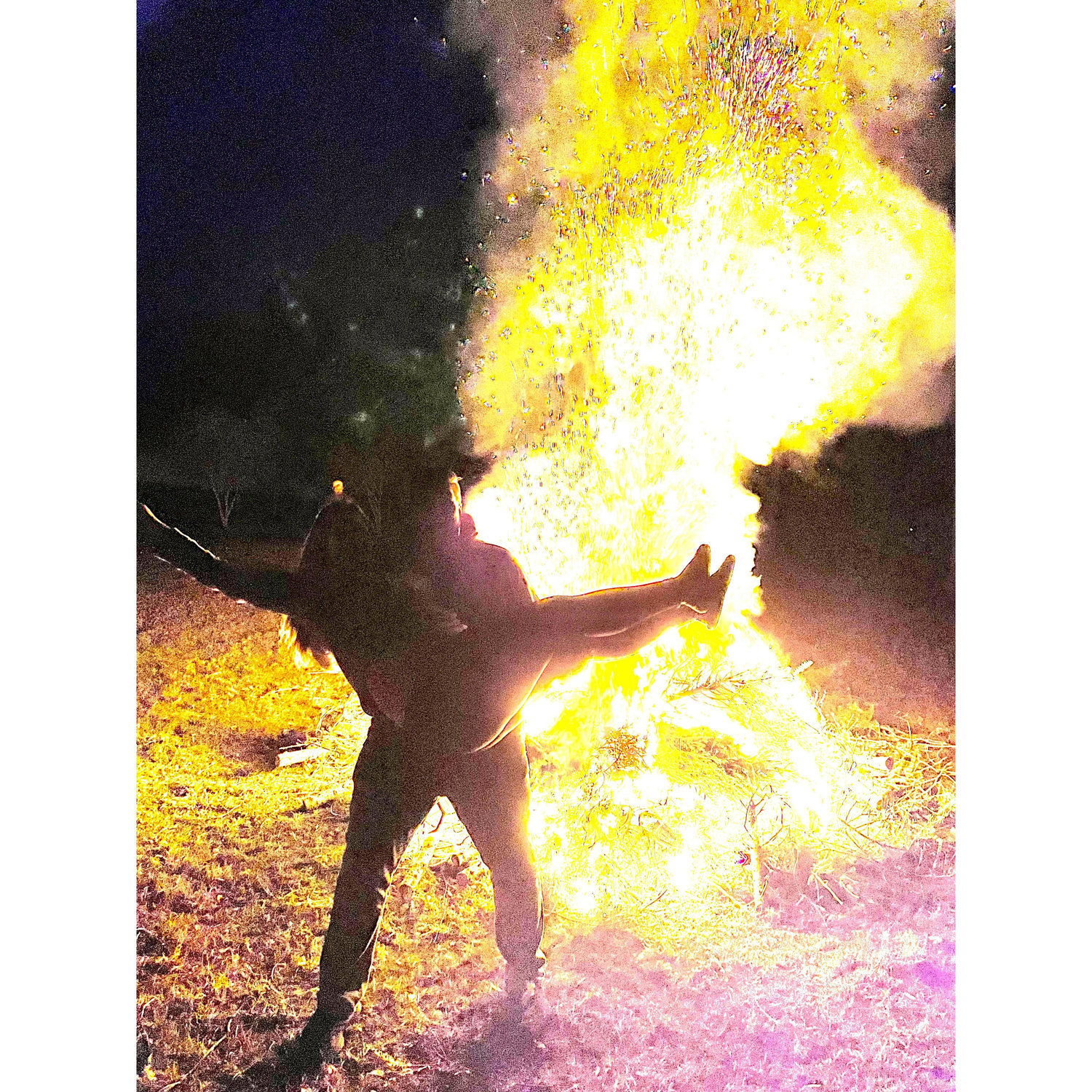 Annual Christmas Tree Burn @ Paul & Jenn's House