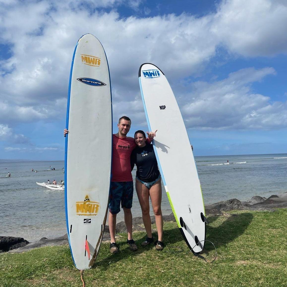 Our first family vacation together in Maui - only 2 months into knowing eachother!