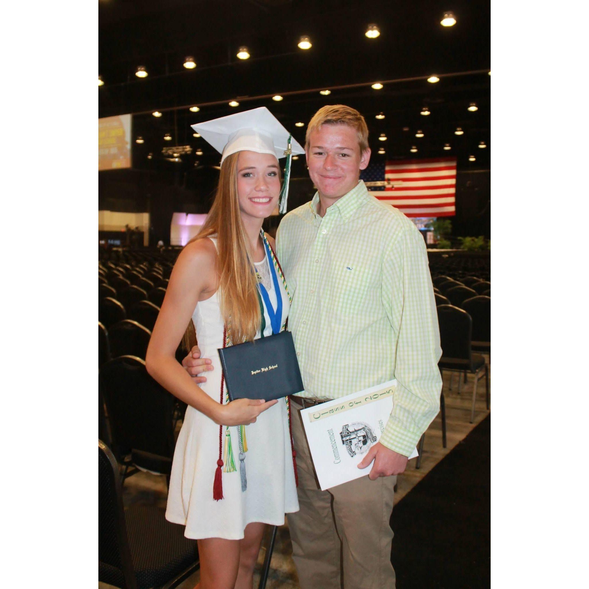 Crissie's high school graduation 2015