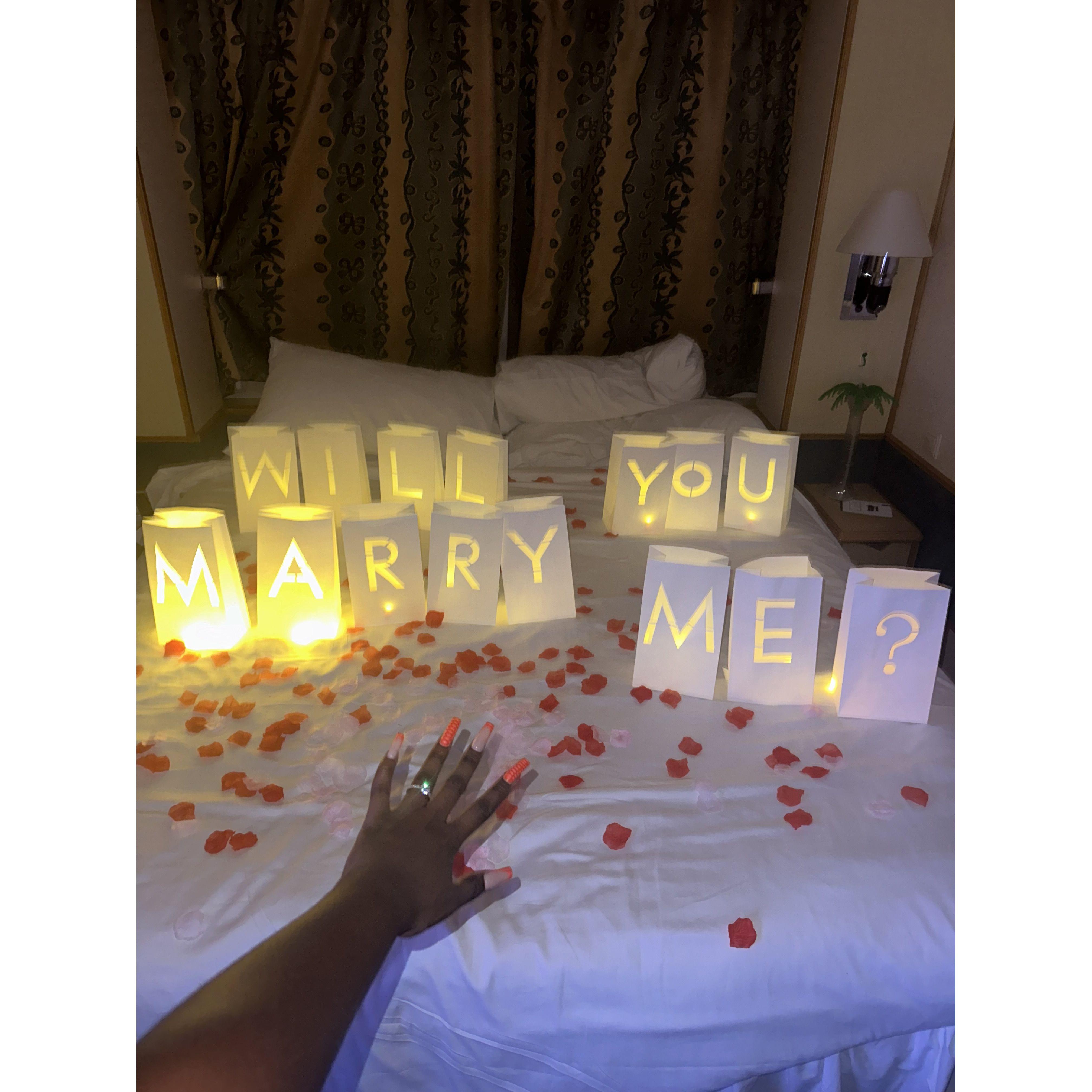 The night she said "Yes"