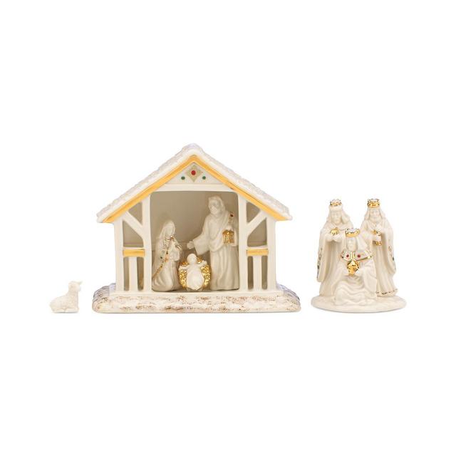 Lenox Mistletoe Park Manger, Created for Macy's