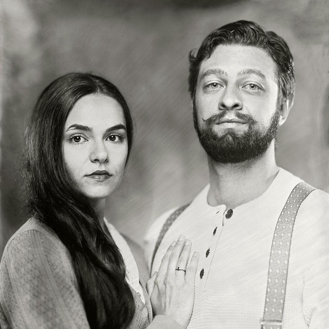 Instead of an engagement photography session, we opted for a classic tintype single to celebrate the occasion.