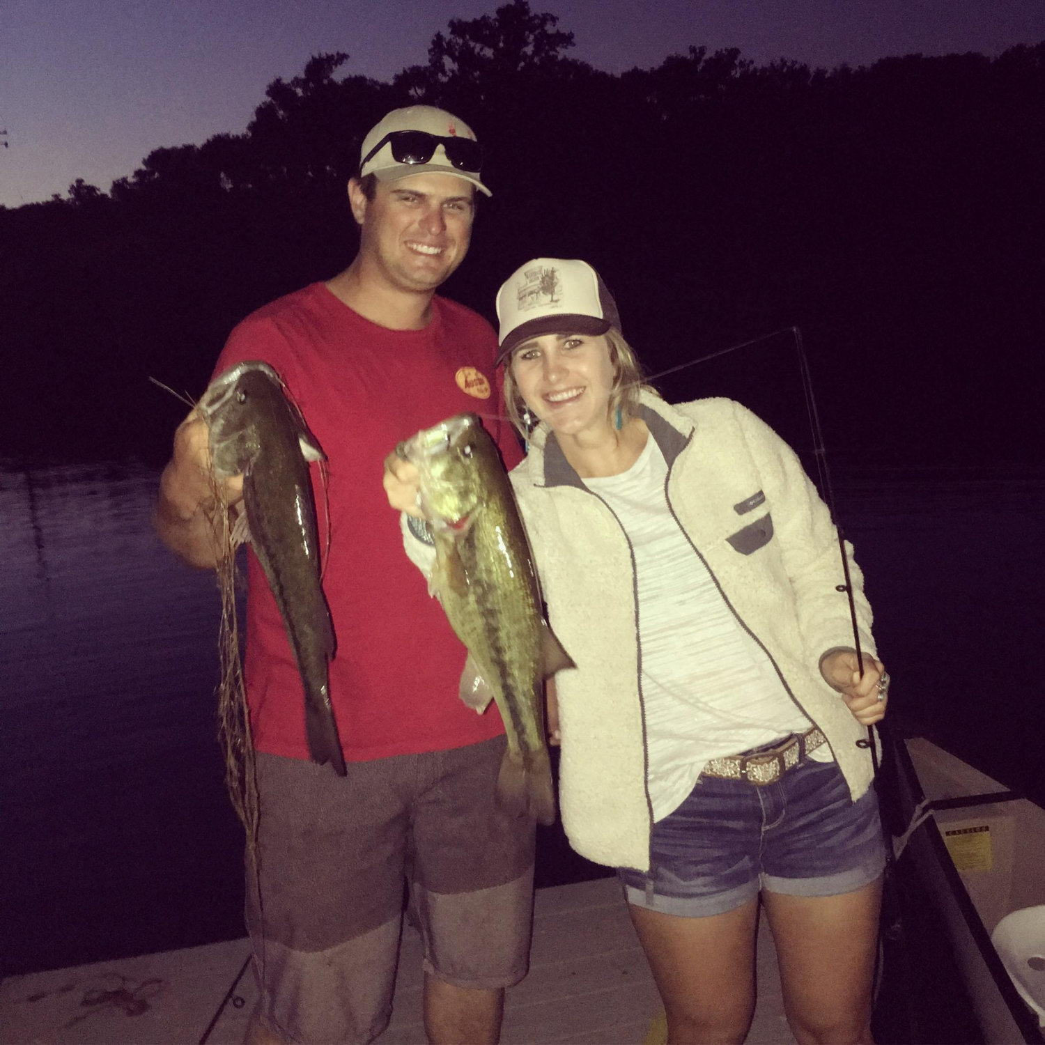 Who caught the bigger fish? Choose your answer wisely!