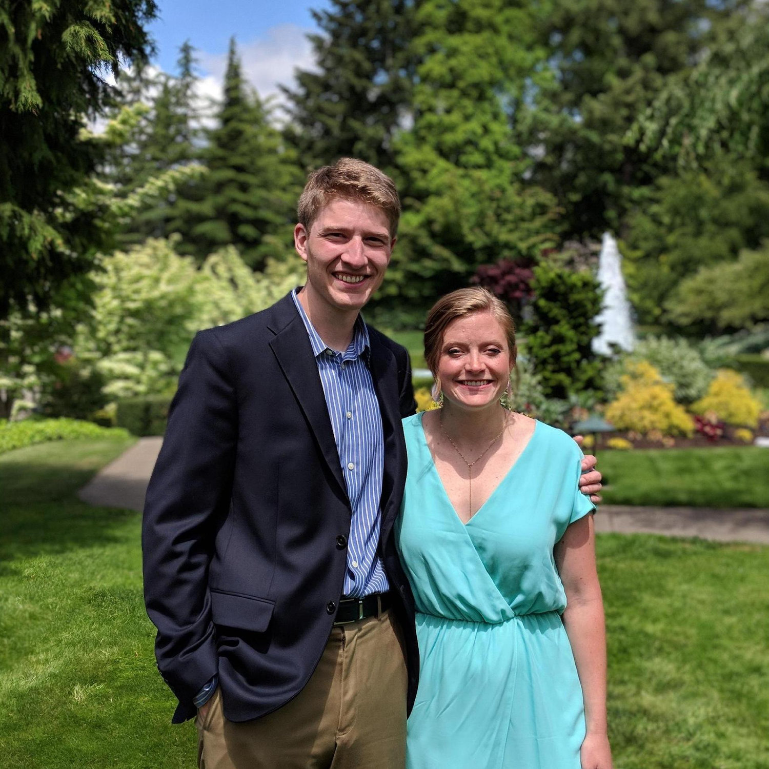 Connor's sister, Brenna's, wedding. June 2018.