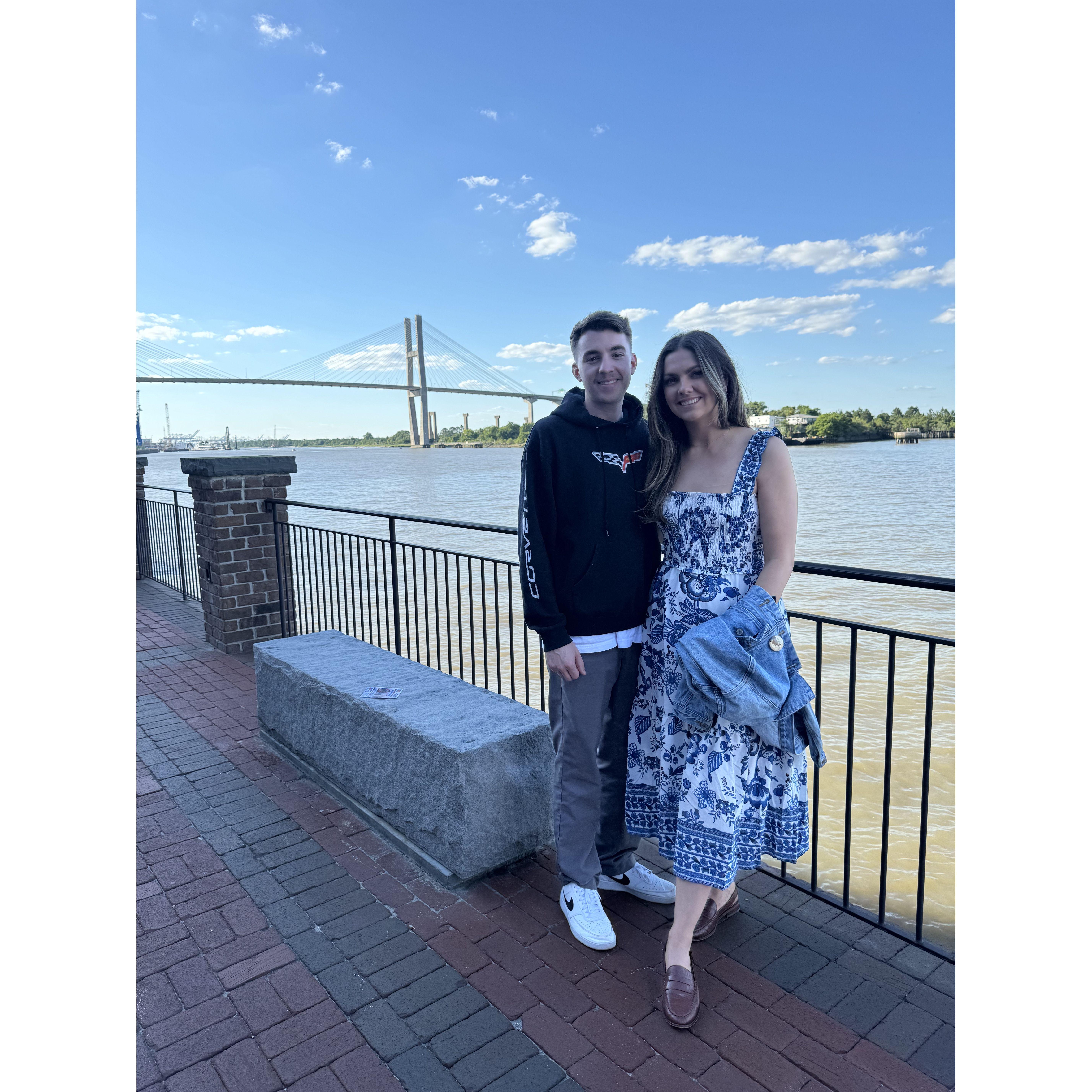 Savannah, Georgia the day I said yes to the dress!