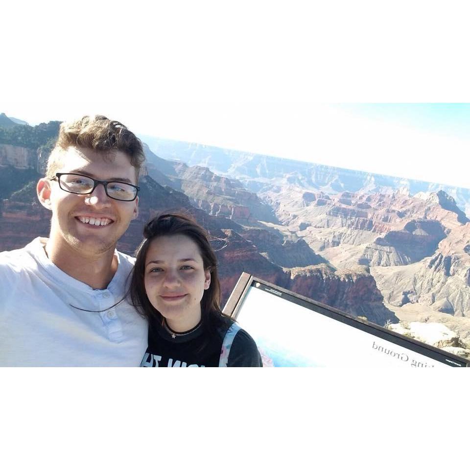 Our first out of state trip. The night before he said "I'm going to marry you."
