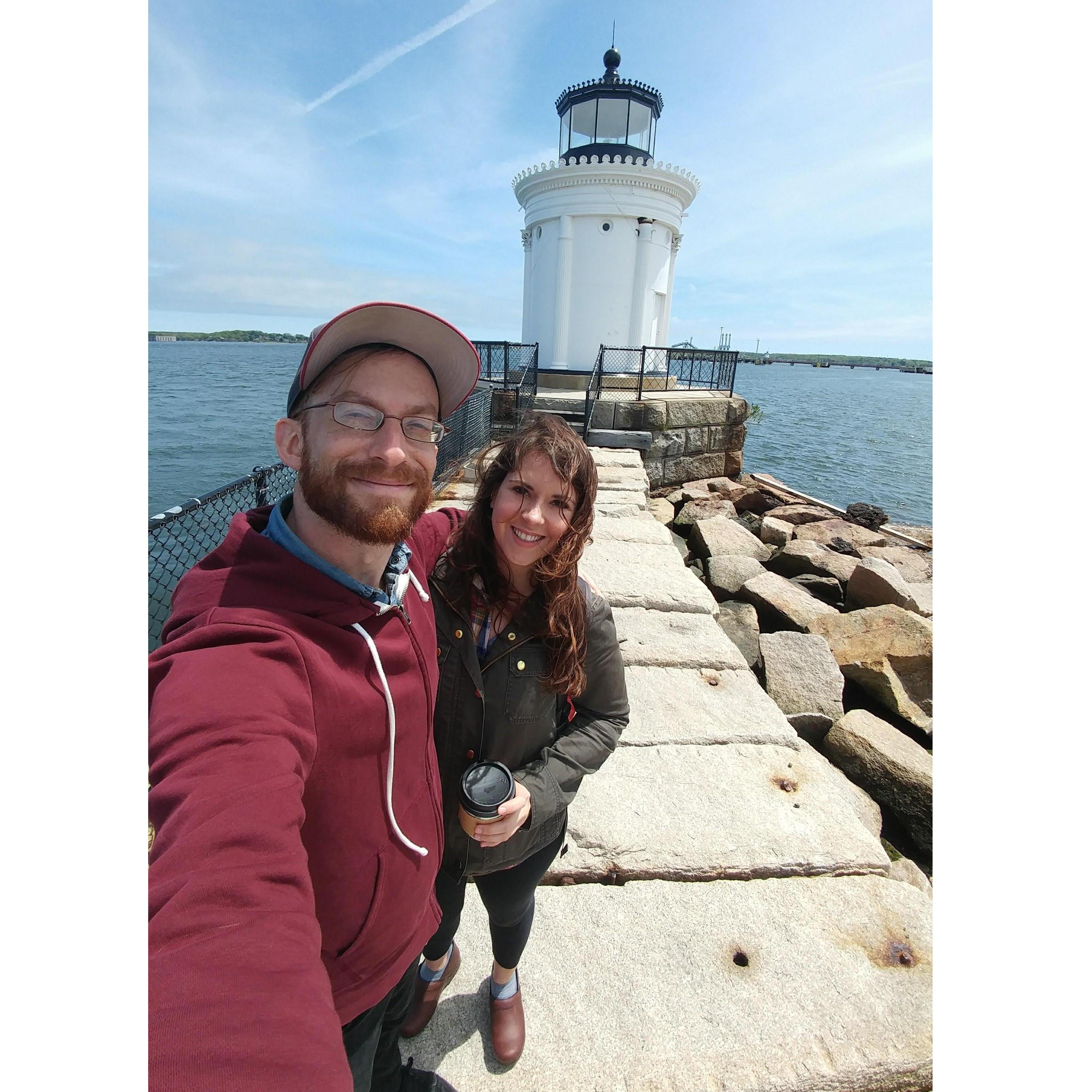 Portland, Maine. Our first trip together!