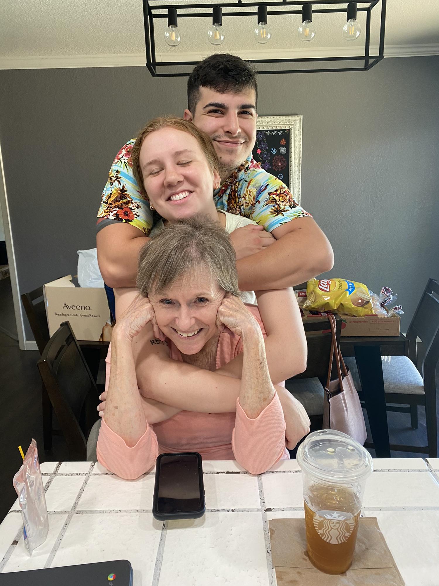 back together!!! and traveling to California for a few weeks