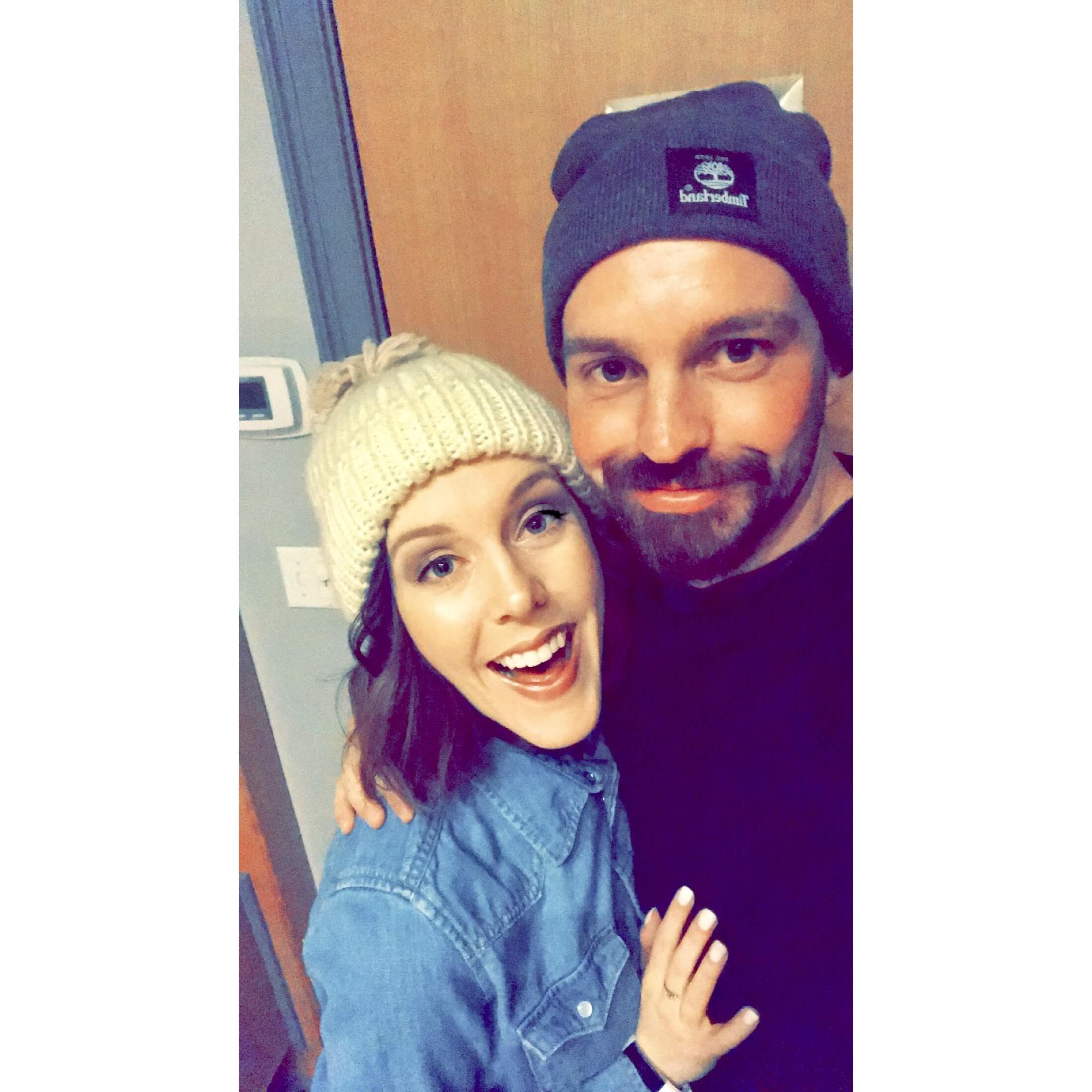 One of my favorite photos of us :)