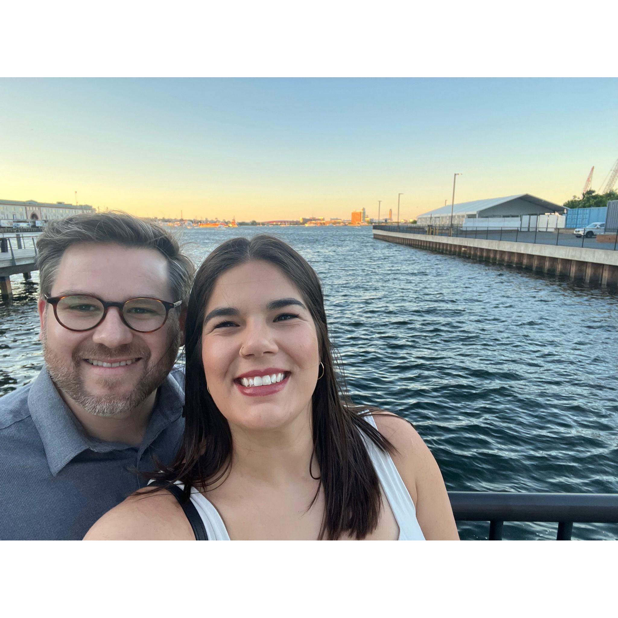 First trip to Boston together.