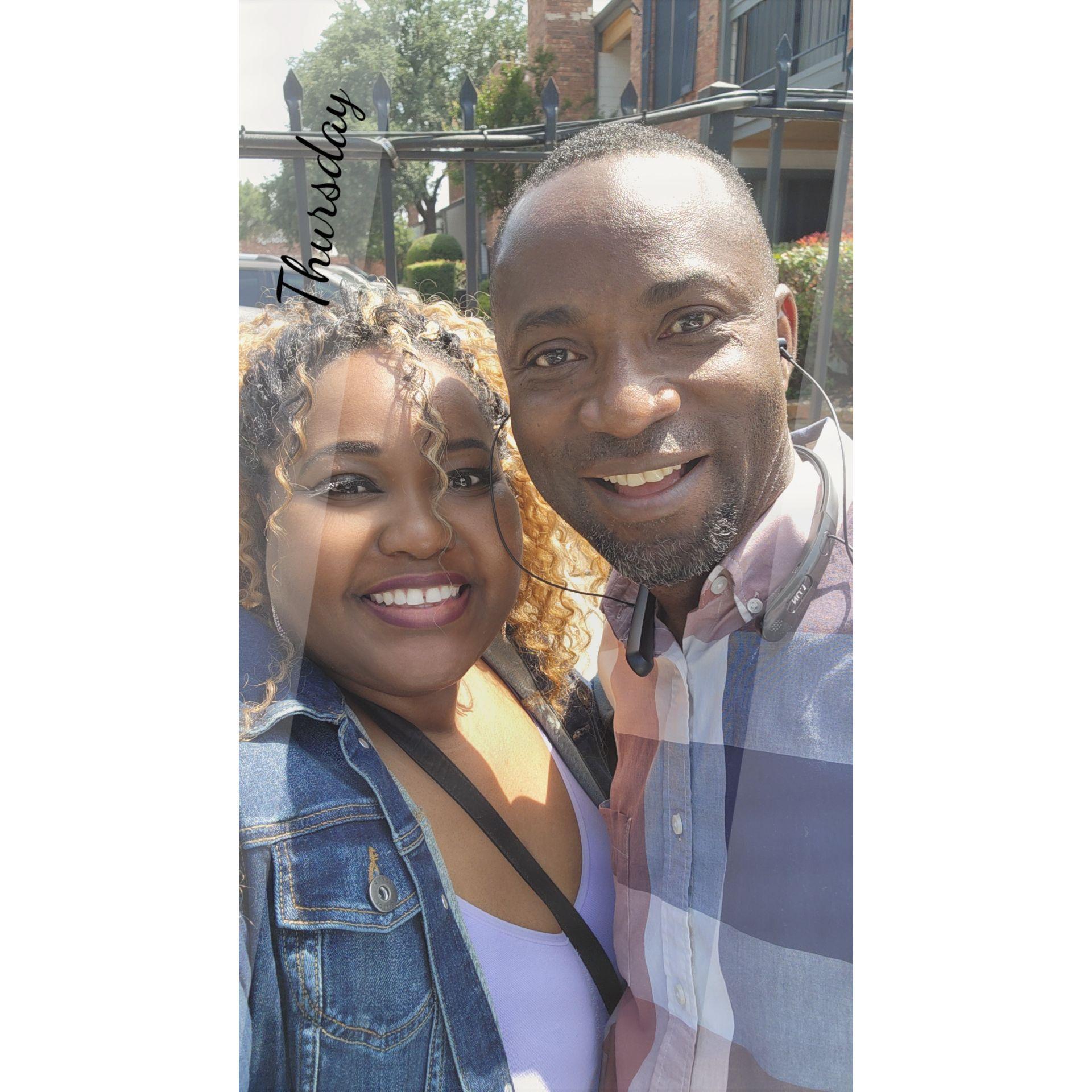 Random snap after hanging out together.