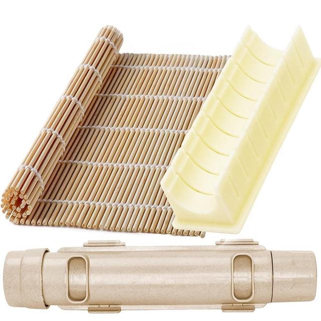 Sushi Making Kit, Sushi Bazooka, Sushi Maker, Bamboo Sushi Rolling Mat For Beginners